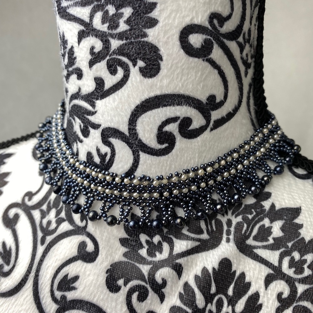 Delicate choker necklace.